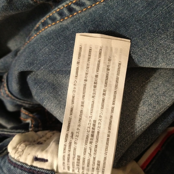 Hollister high rise crop super skinny jeans Sz 5 - Picture 7 of 8